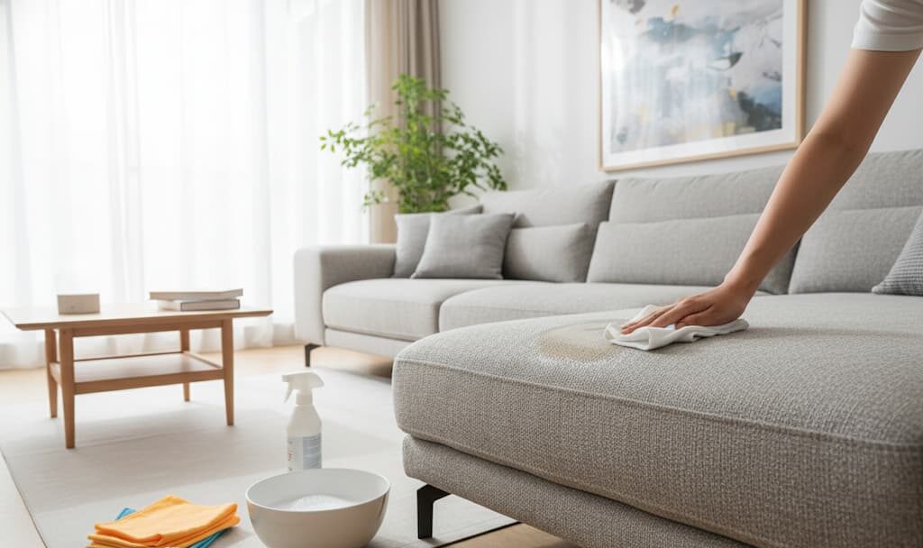 Cómo limpiar los sofas de tela